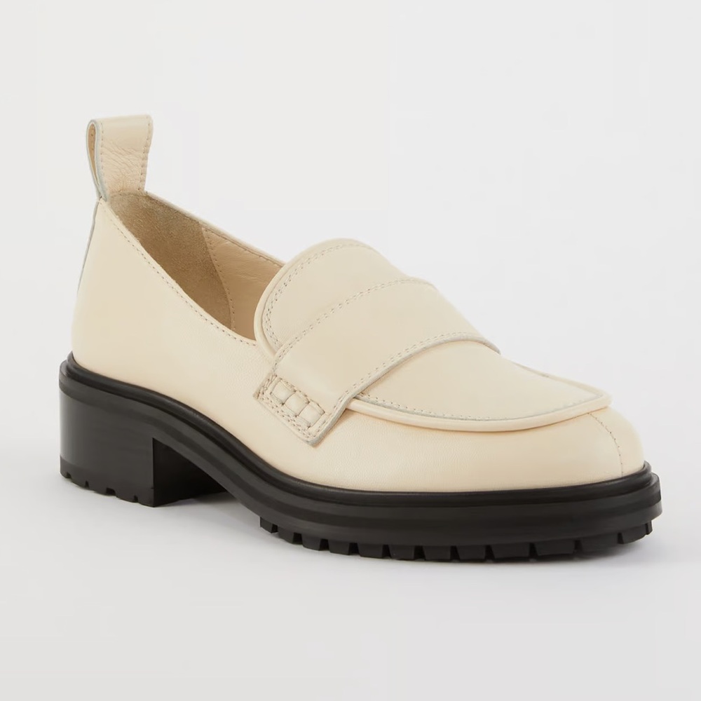Aeyde Ruth Leather Lug Sole Platform Loafers 6.5 - Picture 2 of 12